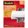 Letter Size Thermal Laminating Pouches 3 mil 11 2 5 x 8 9 10 200 per Pack