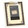 Foil Enhanced Parchment Certificate Ivory w Silver Foil 8 1 2 x 11 15 Pack