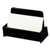 Business Card Holder Capacity 50 3 1 2 x 2 Cards Black