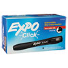 Click Dry Erase Markers Chisel Tip Black Dozen