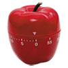 Shaped Timer 4 quot; dia. Red Apple