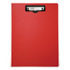 Portfolio Clipboard With Low Profile Clip 1 2 quot; Capacity 8 1 2 x 11 Red