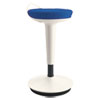 Balance Perch Stool Blue with White Base