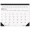 Recycled Two Color Academic 14 Month Desk Pad Calendar 22 x 17 2016 2017