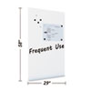 Magnetic Dry Erase Tile Board 38 1 2 x 58 White Surface