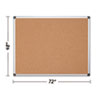 Value Cork Bulletin Board with Aluminum Frame 48 x 72 Natural