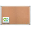 Earth Cork Board 48 x 72 Aluminum Frame