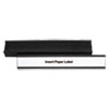 Magnetic Card Holders 6 quot;w x 1 quot;h Black 10 Pack