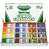 Crayons and Markers Combo Classpack Eight Colors 256 Set