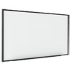 Interactive Magnetic Dry Erase Board 70 x 52 x 1 1 4 White Black Frame