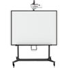 Interactive Board Mobile Stand With Projector Arm 76w x 26d x 86h Black