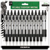 Z Grip Retractable Ballpoint Pen Black Ink Medium 24 Pack