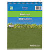 Environotes BioBased Notebook 8 1 2 x 11 1 2 Flipper 80 Sheets College Rule