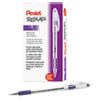 R.S.V.P. Stick Ballpoint Pen 1mm Trans Barrel Violet Ink Dozen