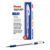 R.S.V.P. Stick Ballpoint Pen 1mm Trans Barrel Blue Ink Dozen
