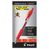 G2 Premium Retractable Gel Ink Pen Refillable Red Ink 1mm Dozen