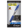 G2 Premium Retractable Gel Ink Pen Refillable Blue Ink .5mm Dozen