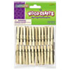 Wood Spring Clothespins 3 3 8 Length 50 Clothespins Pack