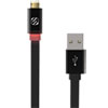 flatOUT LED ZETip Reversible Micro Charge Sync Cable with LED 3 ft