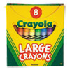 Large Crayons Tuck Box 8 Colors Box