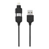 smartSTRIKE Charge Sync Cable for Lightning Micro USB Devices 3 ft