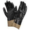 Nitrasafe Kevlar Work Gloves Size 10 Kevlar Nitrile Jersey Black Brown 12 PR
