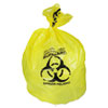 Healthcare Biohazard Can Liners 20 30 gal 1.3mil 43 x 30 Yellow 200 CT