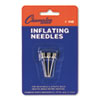 Nickel Plated Inflating Needles for Electric Inflating Pump 3 Pack