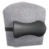 Lumbar Support Memory Foam Backrest, 14.5 x 3.75 x 6.75, Black