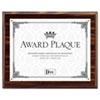 Award Plaque Wood Acrylic Frame Up to 8 1 2 x 11 Walnut