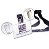 Durable&reg; Click-Fold&reg; Convex Name Badge Holders