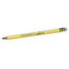 Ticonderoga Laddie Woodcase Pencil w Eraser HB 2 Yellow Dozen