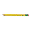 Ticonderoga Beginners Wood Pencil w Eraser HB 2 Yellow Dozen