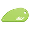 Safety Cutters, Fixed, Non Replaceable Micro Safety Blade, 0.1" Ceramic Blade, 2.4" Plastic Handle, Green