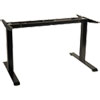 AdaptivErgo Sit-Stand Two-Stage Electric Height-Adjustable Table Base, 48.06" x 24.35" x 27.5" to 47.2", Black
