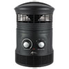 360 Deg Circular Fan Forced Heater, 750 W, 8 x 8 x 12, Black