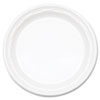 Famous Service Impact Plastic Dinnerware Plate 10 1 4 quot; dia White 500 Carton