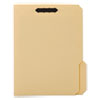 Top Tab Fastener Folder, 0.75" Expansion, 2 Fasteners, Letter Size, Manila Exterior, 50/Box