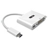 USB 3.1 Gen 1 USB-C to DVI Adapter, USB-C PD Charging Port