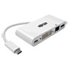 USB 3.1 Gen 1 USB-C to DVI Adapter, USB-A/USB-C PD Charging/Gigabit Ethernet