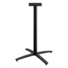 Between Standing-Height X-Base for 42" Table Tops, 32.68w x 41.12h, Black