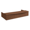 Foundation Reception Station with Bow Front, 72" x 36" x 14.25", Shaker Cherry