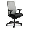 Ignition 2.0 4-Way Stretch Mid-Back Mesh Task Chair, Adjustable Lumbar Support, Black Seat, Fog Back, Black Base