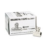 Bulldog Clips Steel 7 16 quot; Capacity 1 1 4 quot;w Nickel Plated 36 Box
