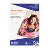 Glossy Photo Paper, 60 lbs., Glossy, 13 x 19, 20 Sheets/Pack