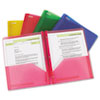 Oxford&reg; Translucent Twin-Pocket Folder with Tang Fasteners