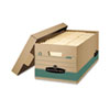 Extra-strength recycled storage boxes with lift-off lid.