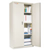 Storage Cabinet 36w x 19 1 4d x 72h UL Listed 350 176; Parchment