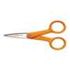 Home And Office Scissors 5 quot; Length Orange Handle Stainless Steel