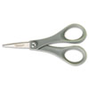 Double Thumb Scissors 5 in. Length Gray Handle Stainless Steel